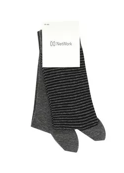 Комплект из 2 мужских носков. Network, антрацит