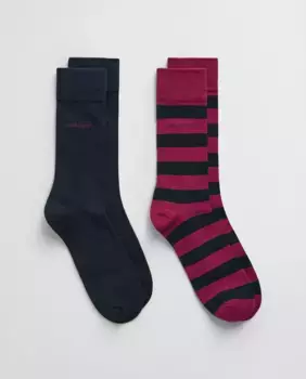 Комплект из 2 мужских носков в стиле фэнтези Gant, цвет Granate