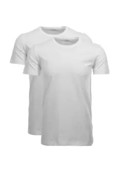 Комплект из 2 мужских облегающих футболок RAGMAN, белый