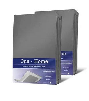 Комплект из 2 натяжных простыней 180-200х200 см. Зимняя пушистая серая мягкая простыня теплая One-Home