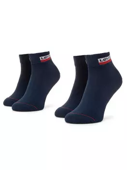 Комплект из 2 низких носков унисекс Levi's, синий