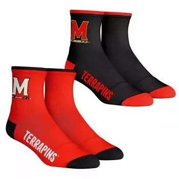 Комплект из 2 носков длиной четверть длины Youth Rock Em Socks Maryland Terrapins Core Team Unbranded