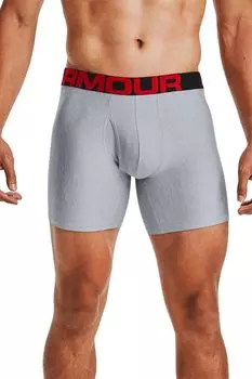 Комплект из 2 пар боксеров Tech 6 дюймов Under Armour, серый