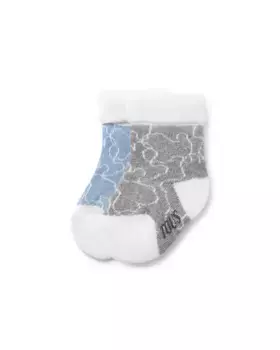 Комплект из 2 пар детских носков с мишками для мальчика Tous, синий