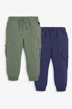 Комплект из 2 пар джоггеров-карго JoJo Maman Bb, синий