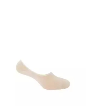 Комплект из 2 пар мужских однотонных хлопковых носков-неявок Punto Blanco, бежевый