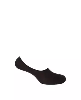 Комплект из 2 пар мужских однотонных хлопковых носков-неявок Punto Blanco, черный