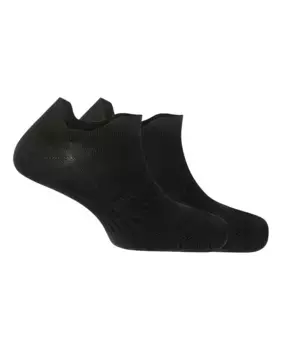 Комплект из 2 пар женских бамбуковых носков с двойным язычком Punto Blanco, черный