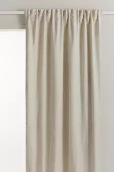 Комплект из 2 плотных штор из смеси лиоцелла H&M, 140x250 см, белый