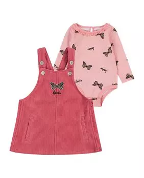 Комплект из 2 предметов для девочки Levi's, розовый