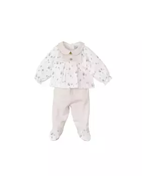 Комплект из 2 предметов для девочки с мультипринтом BABID, розовый