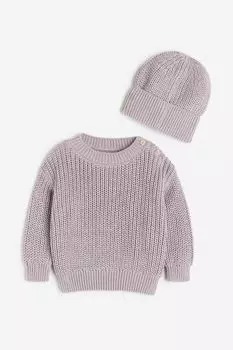 Комплект из 2 предметов хлопкового трикотажа H&M
