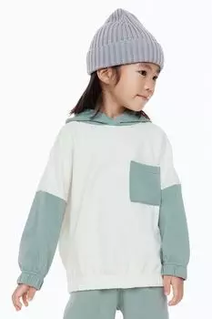 Комплект из 2 предметов из хлопка H&amp;M, зеленый/натуральный белый