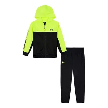 Комплект из 2 предметов с камуфляжной толстовкой и спортивными штанами Under Armour для малышей и мальчиков, желтый