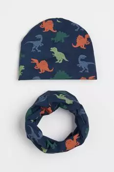 Комплект из 2 предметов: шапка и шарф на камин H&amp;M
