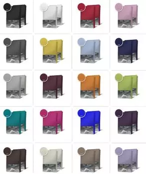 Комплект из 2 простыней на подкладке из джерси, хлопчатобумажного весеннего постельного белья, размер: 90x200 см - 100x200 см, цвет: фиолетовый/фиолетовый One-Home