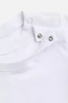 Комплект из 2 рубашек с длинными рукавами H&M, белый