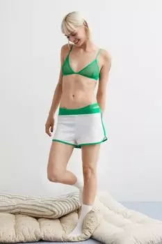 Комплект из 2 сетчатых бюстгальтеров H&amp;M, зеленый/белый
