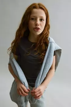 Комплект из 2 спортивных рубашек из материала Drymove H&M, серый