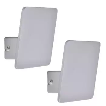 Комплект из 2 светодиодных бра из алюминия серого цвета, STAN etc-shop, серый
