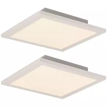 Комплект из 2 светодиодных панелей накладного монтажа, 1440 люмен, теплый белый, L 30 см. etc-shop