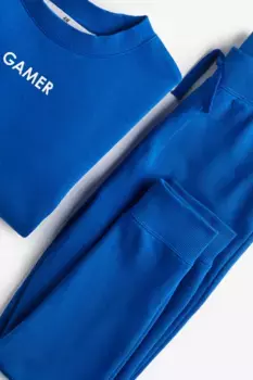Комплект из 2 толстовок H&M, синий