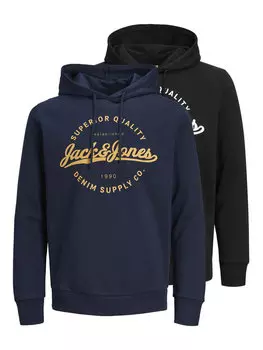 Комплект из 2 толстовок обычного кроя Jack&Jones, мультиколор