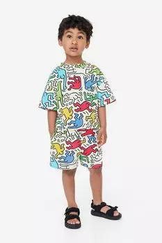 Комплект из 2 толстовок с принтом H&M