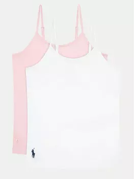 Комплект из 2 топов стандартной посадки Polo Ralph Lauren, розовый