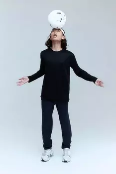 Комплект из 2 тренировочных брюк из материала drymove H&M, синий