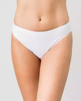 Комплект из 2 трусиков бикини из органического хлопка Playtex, белый