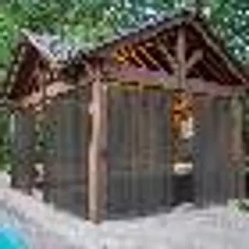 Комплект из 2 уличных штор, атмосферостойких, устойчивых к УФ-излучению, водонепроницаемых, с люверсами для балкона, террасы, веранды, перголы, беседки, бежевый, 02,132 x 213 см lapamax, темно-серый