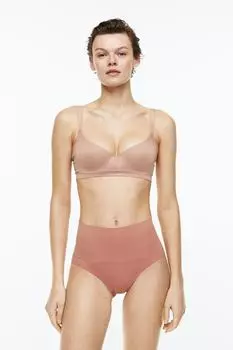 Комплект из 2 утягивающих трусов H&amp;M, старая роза