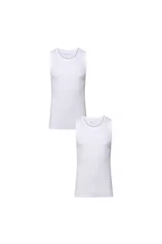 Комплект из 2 жилетов из 100 % хлопка Pringle, белый