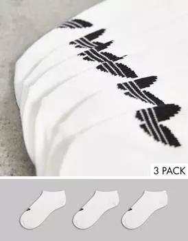 Комплект из 3 белых носков adidas Originals