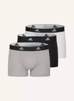 Комплект из 3 боксеров active flex cotton Adidas, черный