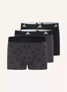 Комплект из 3 боксеров active flex cotton Adidas, черный