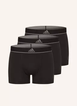 Комплект из 3 боксеров active micro flex eco adidas, черный
