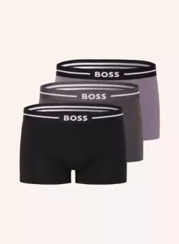 Комплект из 3 боксеров Boss, черный