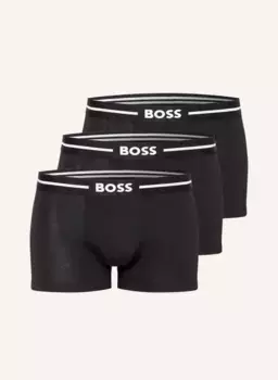 Комплект из 3 боксеров Boss, черный