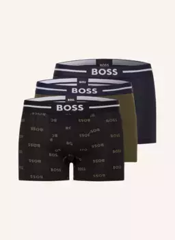 Комплект из 3 боксеров Boss, черный
