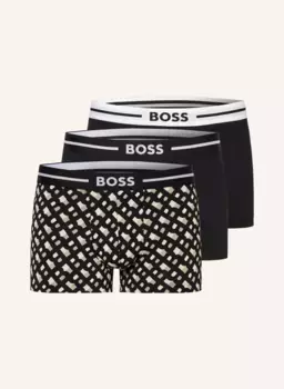 Комплект из 3 боксеров Boss, черный