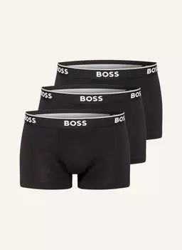 Комплект из 3 боксеров BOSS, черный