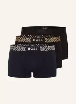Комплект из 3 боксеров BOSS, цвет SCHWARZ/DUNKELBLAU
