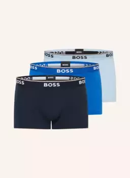 Комплект из 3 боксеров Boss, синий