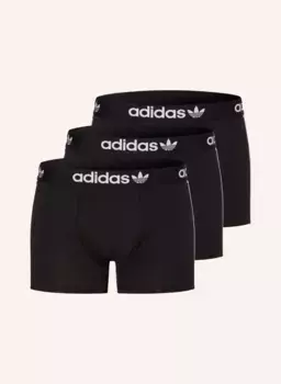 Комплект из 3 боксеров comfort flex cotton 3-stripes Adidas, черный