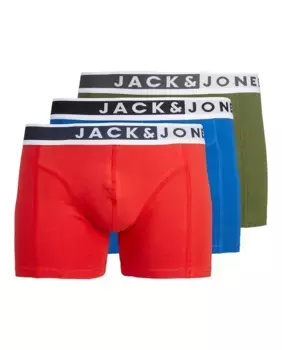 Комплект из 3 боксеров для мальчика Jack & Jones, красный