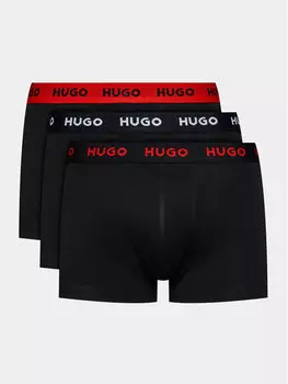 Комплект из 3 боксеров Hugo, черный