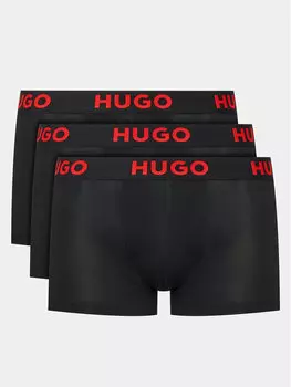 Комплект из 3 боксеров Hugo, черный