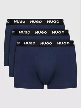 Комплект из 3 боксеров Hugo, синий